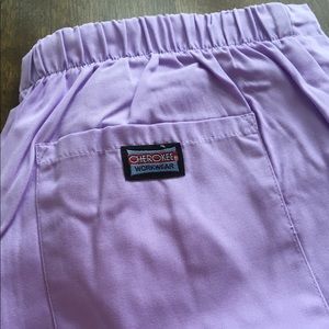Lavender Cherokee Scrub Pants